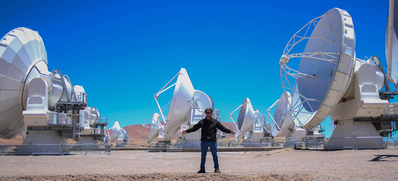 Visita al Observatorio ALMA junto a un grupo de ejecutivos.